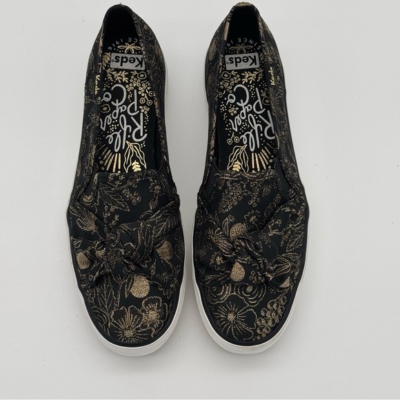 Keds X Rifle Paper Co Triple Decker Colette Jacquard Sneakers Slip On Shoes 6 - Picture 4 of 13